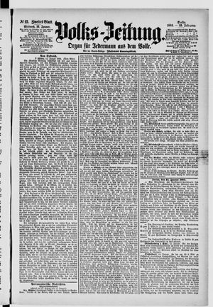 Volks-Zeitung on Jan 16, 1884