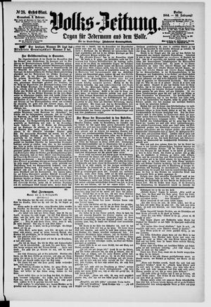 Volks-Zeitung on Feb 2, 1884