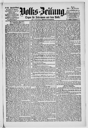 Volks-Zeitung on Feb 2, 1884