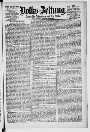 Volks-Zeitung vom 05.02.1884