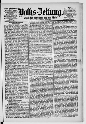 Volks-Zeitung on Feb 7, 1884