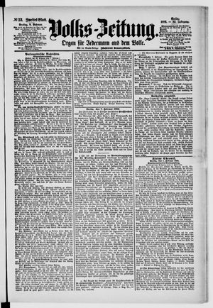 Volks-Zeitung vom 08.02.1884