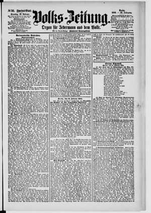 Volks-Zeitung on Feb 12, 1884