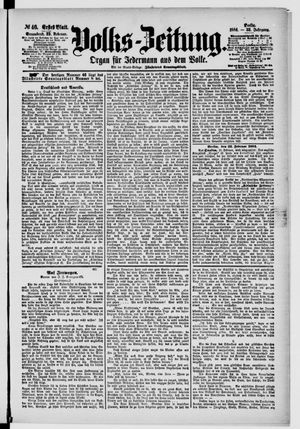 Volks-Zeitung on Feb 23, 1884