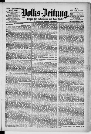 Volks-Zeitung vom 02.03.1884