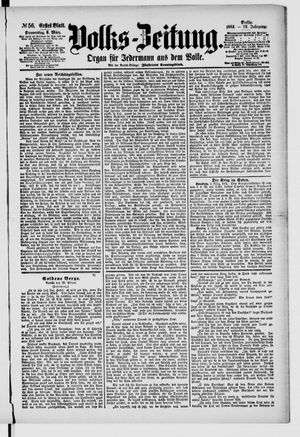 Volks-Zeitung on Mar 6, 1884