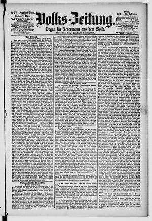 Volks-Zeitung vom 07.03.1884