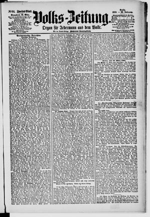 Volks-Zeitung on Mar 15, 1884