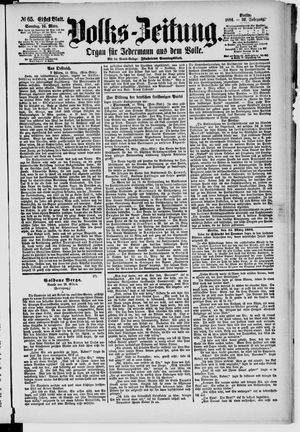 Volks-Zeitung vom 16.03.1884