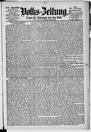 Volks-Zeitung vom 16.03.1884