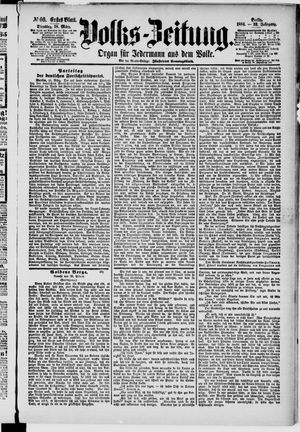 Volks-Zeitung vom 18.03.1884