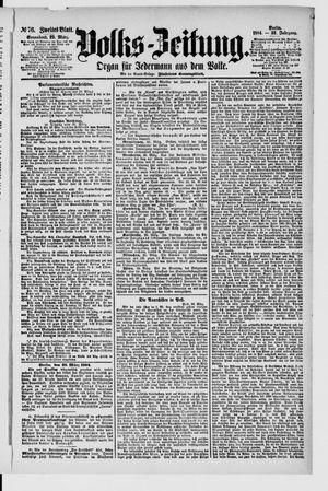 Volks-Zeitung vom 29.03.1884