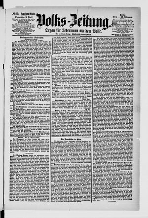 Volks-Zeitung on Apr 3, 1884