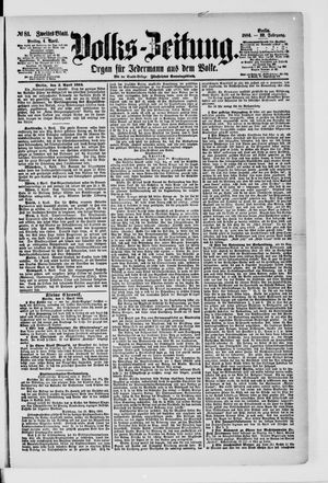 Volks-Zeitung on Apr 4, 1884
