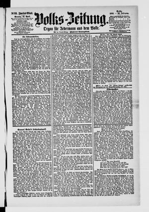 Volks-Zeitung vom 13.04.1884