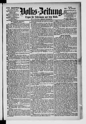 Volks-Zeitung on Apr 24, 1884