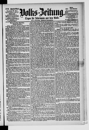 Volks-Zeitung vom 26.04.1884