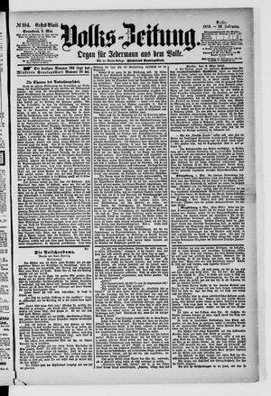 Volks-Zeitung on May 3, 1884