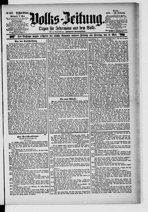 Volks-Zeitung vom 07.05.1884