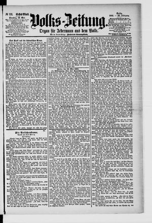 Volks-Zeitung vom 13.05.1884