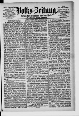 Volks-Zeitung vom 13.05.1884