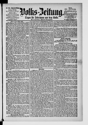 Volks-Zeitung on May 16, 1884