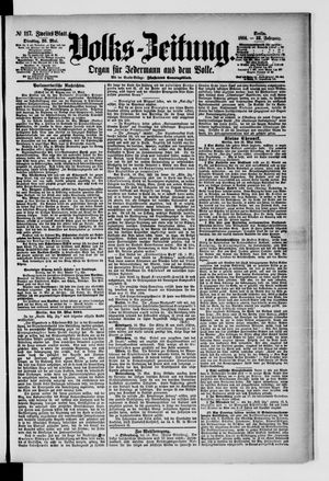 Volks-Zeitung vom 20.05.1884