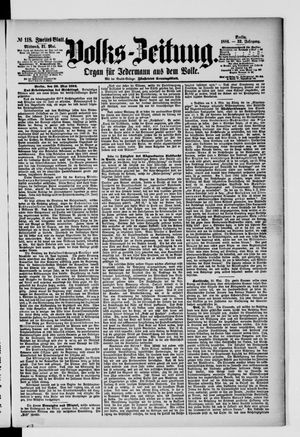 Volks-Zeitung vom 21.05.1884