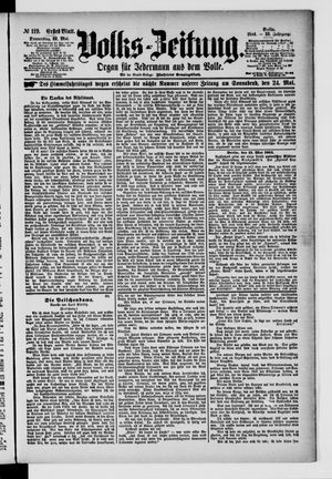 Volks-Zeitung vom 22.05.1884