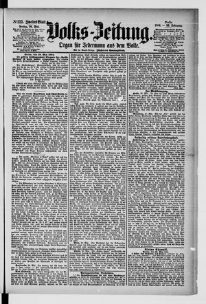 Volks-Zeitung vom 30.05.1884