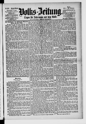 Volks-Zeitung vom 05.06.1884