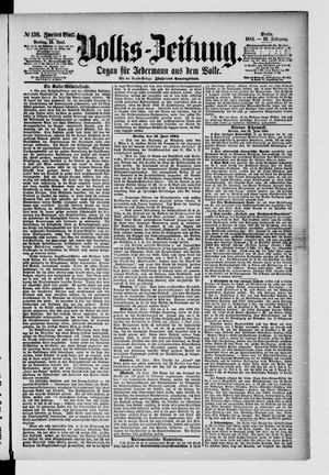 Volks-Zeitung vom 13.06.1884