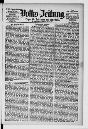 Volks-Zeitung vom 15.06.1884