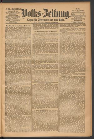 Volks-Zeitung vom 02.07.1884