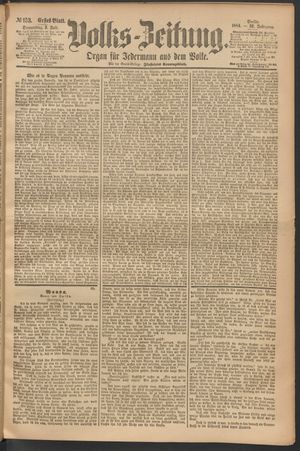 Volks-Zeitung vom 03.07.1884