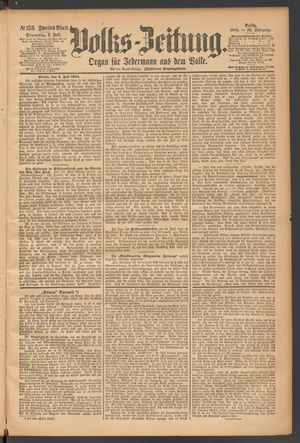 Volks-Zeitung vom 03.07.1884