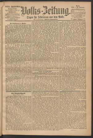 Volks-Zeitung vom 04.07.1884