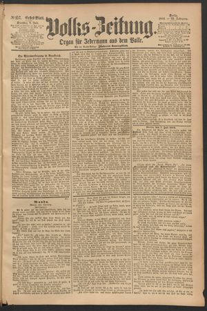 Volks-Zeitung vom 08.07.1884