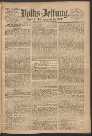 Volks-Zeitung vom 12.07.1884