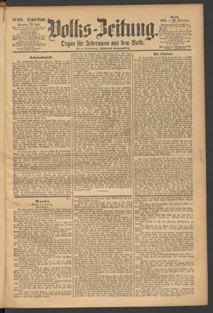 Volks-Zeitung vom 15.07.1884