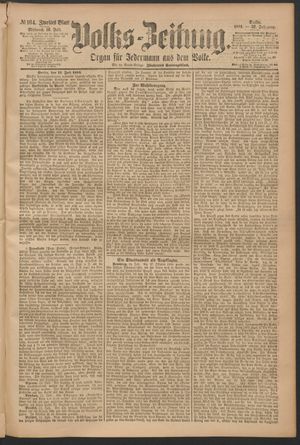 Volks-Zeitung vom 16.07.1884