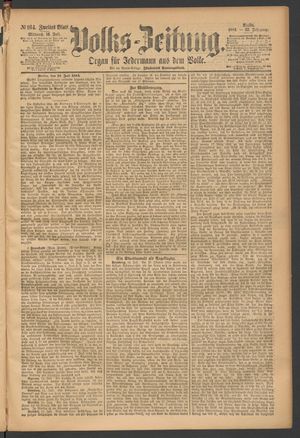 Volks-Zeitung vom 16.07.1884