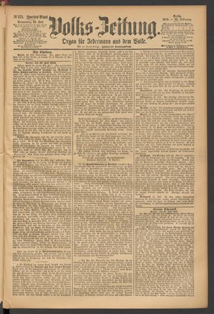 Volks-Zeitung vom 24.07.1884
