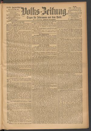 Volks-Zeitung vom 26.07.1884