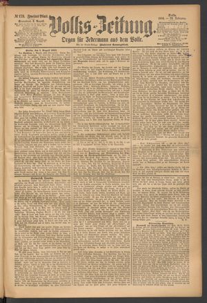 Volks-Zeitung on Aug 2, 1884