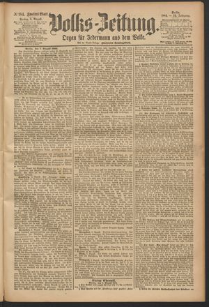 Volks-Zeitung vom 08.08.1884