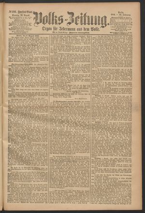 Volks-Zeitung on Aug 10, 1884