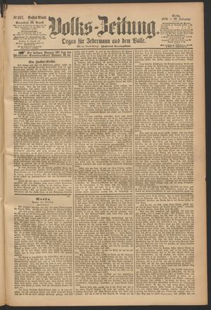 Volks-Zeitung on Aug 23, 1884