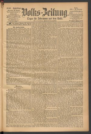 Volks-Zeitung on Aug 23, 1884