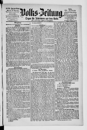 Volks-Zeitung vom 19.11.1884